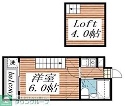 ベルヴ豊田 1Kの間取図画像