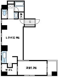 ポ・ライト 1LDKの間取図画像