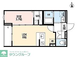 robot home 相模原II 1LDKの間取図画像