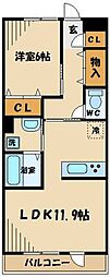 SPIRALTOWN 1LDKの間取図画像