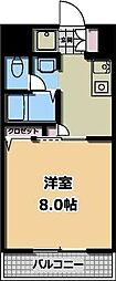 ホワイトレジデンス 1Kの間取図画像