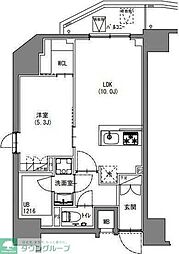 Ｓ−ＲＥＳＩＤＥＮＣＥ新宿御苑 5階1LDKの間取り