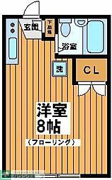 アルバトロス西永福 3階ワンルームの間取り
