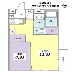 間取図画像 1LDK