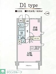 間取図画像 1LDK