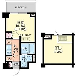エスティメゾン新中野 1Kの間取図画像