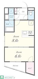 Residence Koenji Square 1LDKの間取図画像