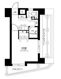ダイホープラザ上落合 1Kの間取図画像