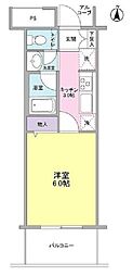 ファーストシティ上落合 1Kの間取図画像