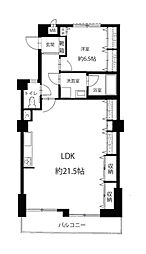 間取図画像 1LDK