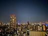 東京タワーを望むバルコニーからの眺望（夜景）