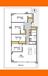 間取図画像 4LDK