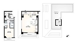 メディウス虎ノ門 1LDKの間取図画像