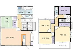 物件画像 松戸市河原塚　中古戸建　角地の4ＳＬＤＫ