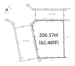 物件画像 松戸市樋野口　売地　北西角地の62坪