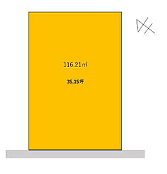 物件画像 市川市中国分2丁目 売地 風致地区内35坪整形地