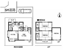 市川市曽谷4丁目　中古戸建　駐車場付き