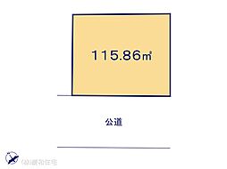 鎌ケ谷市くぬぎ山4丁目　売地　南道路で35坪
