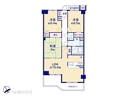 ニューイーストタワー船橋本町 3LDKの間取図画像