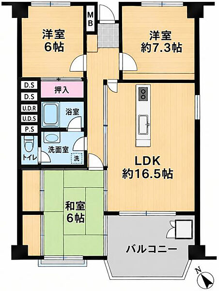 間取りを拡大表示