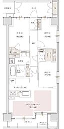 ファインレジデンス京都五条通 3LDKの間取図画像