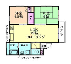 ウィスタリア曽根  ｜ 大阪府豊中市長興寺南2丁目（賃貸マンション2LDK・2階・55.00㎡） その2