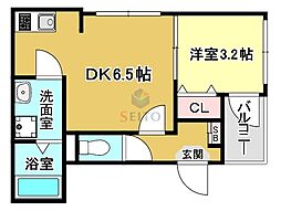 間取図画像 1DK