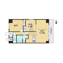 GROOVE豊中レジデンス 1SLDKの間取図画像