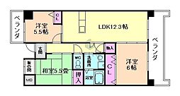 ヴェルドミール桃山台 3LDKの間取図画像
