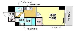 ECORO TOYONAKA 1Kの間取図画像