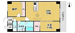 GROOVE豊中レジデンス 1SLDKの間取図画像