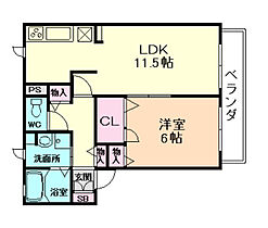 大阪府大阪市淀川区三津屋中3丁目（賃貸アパート1LDK・2階・45.75㎡） その2