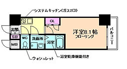 エスプレイス塚本アーバンレジデンス 1Kの間取図画像