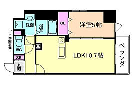 大阪府大阪市福島区福島7丁目（賃貸マンション1LDK・3階・38.80㎡） その2