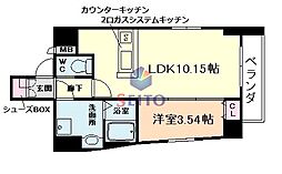 AXIA 1LDKの間取図画像