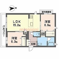 物件の間取り