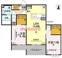 物件の間取り