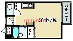 メゾン・アエロスタ ワンルームの間取図画像