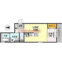 アロッジオ　ヒカリ　大手町 302 ｜ 大阪府高槻市大手町（賃貸アパート1LDK・3階・34.81㎡） その2