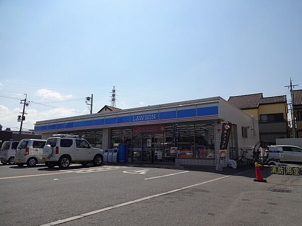 画像25:ローソン柏原石川町店(コンビニ)まで249m