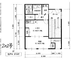 JUNJUN  ｜ 大阪府藤井寺市道明寺１丁目（賃貸アパート1LDK・2階・37.90㎡） その2