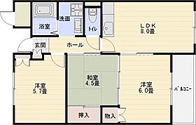 メゾン上市  ｜ 大阪府柏原市上市２丁目6-11（賃貸マンション3LDK・3階・53.03㎡） その2