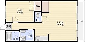 ノーブル国分  ｜ 大阪府柏原市旭ケ丘３丁目（賃貸マンション1LDK・4階・50.00㎡） その2