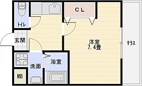 フジパレス パルトネールさとの 2番館  ｜ 大阪府八尾市弓削町２丁目（賃貸アパート1K・2階・24.00㎡） その2