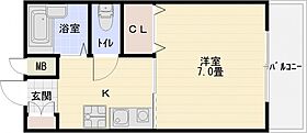 サニーハイム  ｜ 大阪府柏原市国分本町４丁目2-6（賃貸マンション1K・3階・23.00㎡） その2