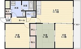 ラシェーヌ  ｜ 奈良県香芝市関屋1009（賃貸マンション3LDK・3階・66.12㎡） その2