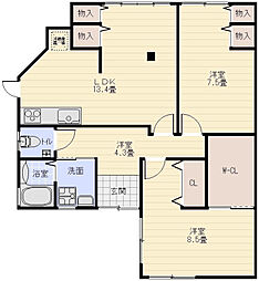 植松町2LDK平屋