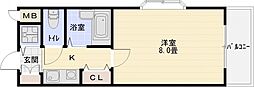 ヴェルジェ旭ヶ丘 4階/-