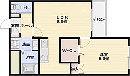 フレシール 1LDKの間取図画像