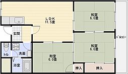 ドリーム松村 3LDKの間取図画像